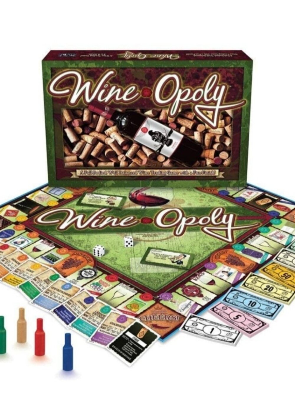 Wine-Opoly Monopoly Board Game NEW